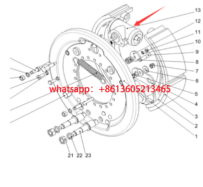 压路机刹车分泵零件号4812271795