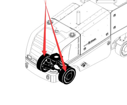 铣刨机前轮轮子199580