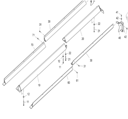 输料刮板大链条后左右护板2346107 输料刮板大链条后左右护板2346107